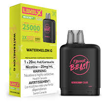 Flavour Beast Level X BOOST POD (20ML) - Watermelon G [Ontario stamp]
